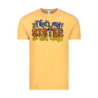Vintage Mustard that s my sister on that court Vintage Tee - Zillion Design Studio