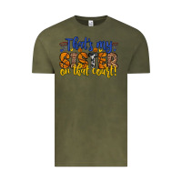 Vintage Olive that s my sister on that court Vintage Tee - Zillion Design Studio