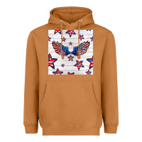 Meerkat patriotic eagle wing Heavyweight Hoodie - BundleAndBundleShop