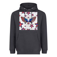 Smoke patriotic eagle wing Heavyweight Hoodie - BundleAndBundleShop
