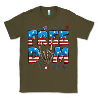 Army Green Freedom rock hand Classic Tee - Neo Western
