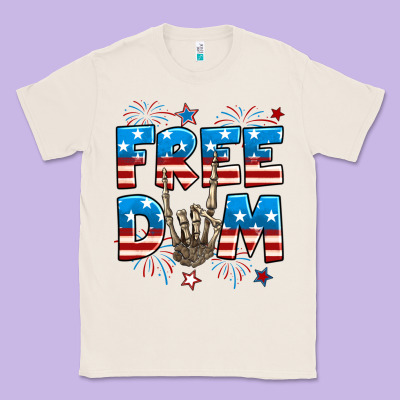 Freedom Rock Hand Classic Tee Designed By Neo Western