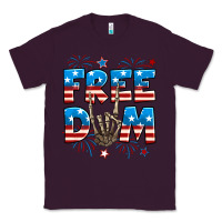 Plum Freedom rock hand Classic Tee - Neo Western
