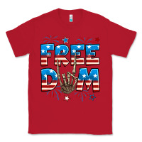 Red Freedom rock hand Classic Tee - Neo Western
