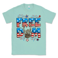 Seafoam Freedom rock hand Classic Tee - Neo Western