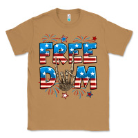 Toasted Coconut Freedom rock hand Classic Tee - Neo Western