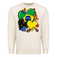 Sandshell brazil hearts Premium Sweatshirt - NancyCooperArtShop