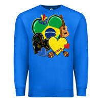 True Royal brazil hearts Premium Sweatshirt - NancyCooperArtShop