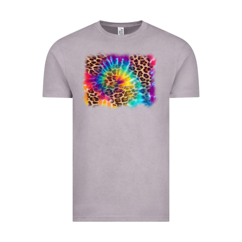 Leopard Tie Dye Background Vintage Tee by Zillion Design Studio | Teevron