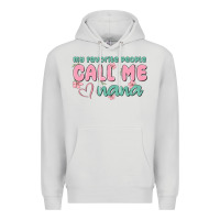 Dove Grey my favorite people call me nana Premium Hoodie - MaliasSmallBusiness