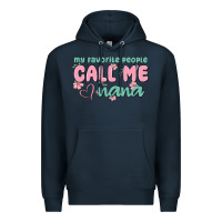Navy my favorite people call me nana Premium Hoodie - MaliasSmallBusiness
