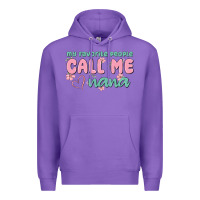 Purple my favorite people call me nana Premium Hoodie - MaliasSmallBusiness
