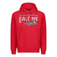 Red my favorite people call me nana Premium Hoodie - MaliasSmallBusiness