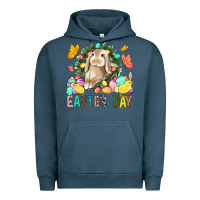 Pigment Midnight Navy Easter Day Urban Hoodie - BundleAndBundleShop
