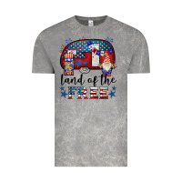 Cloud Rock land of the free caravan gnomies Vintage Tee - BarkalooDesign