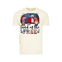 Vintage Arctic land of the free caravan gnomies Vintage Tee - BarkalooDesign