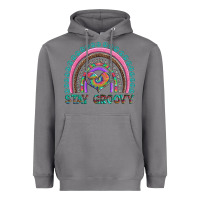 Storm stay groovy with rainbow and heart Heavyweight Hoodie - Artiststas