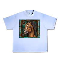 Grape Ice western horse Urban Heavy Tee - Zillion Design Studio