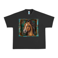 Pigment Black western horse Urban Heavy Tee - Zillion Design Studio