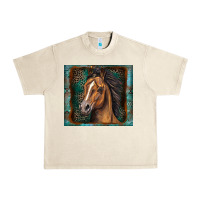 Sandshell western horse Urban Heavy Tee - Zillion Design Studio