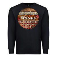 Black ladybug welcome ornament Premium Sweatshirt - BarkalooDesign