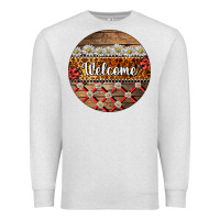Oatmeal Heather ladybug welcome ornament Premium Sweatshirt - BarkalooDesign