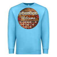 Ocean Blue ladybug welcome ornament Premium Sweatshirt - BarkalooDesign