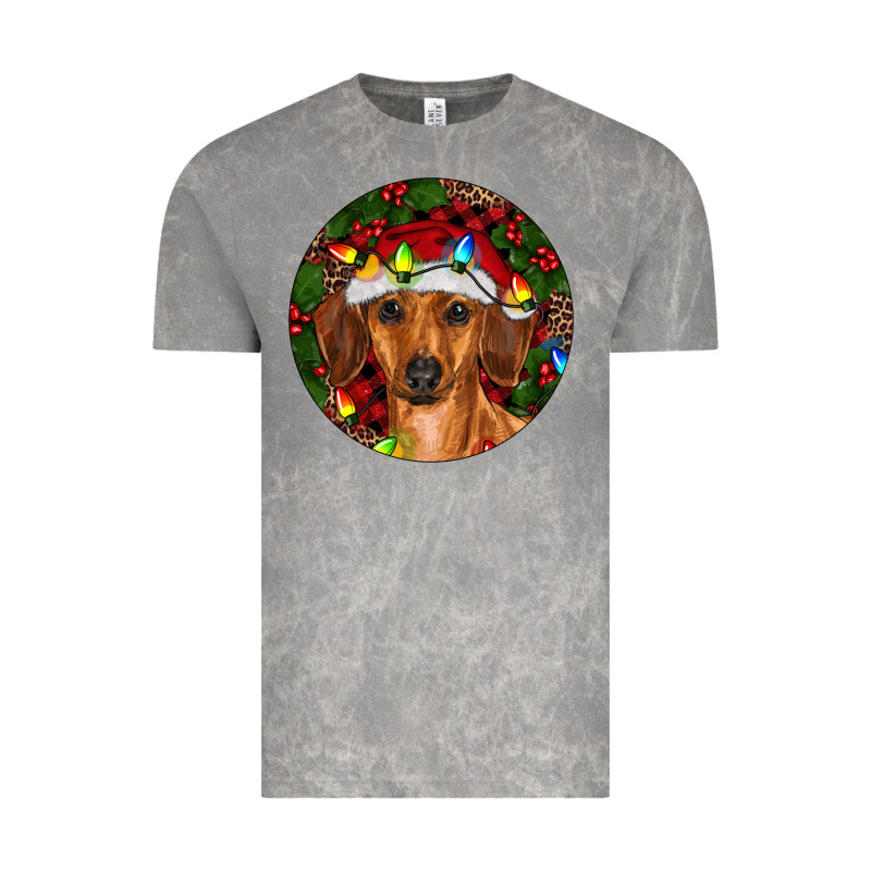 Christmas Dachshund Vintage Tee by RanaPortraitStore | Teevron