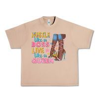 Burro hustle like a boss live like a queen Urban Heavy Tee - texasbilliewilder