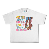 Lunar Rock hustle like a boss live like a queen Urban Heavy Tee - texasbilliewilder
