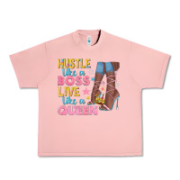 Salmon hustle like a boss live like a queen Urban Heavy Tee - texasbilliewilder