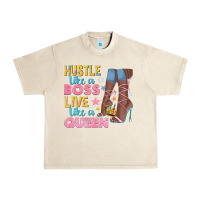 Sandshell hustle like a boss live like a queen Urban Heavy Tee - texasbilliewilder