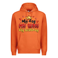 Carrot my day my way my birthday Premium Hoodie - MaliasSmallBusiness