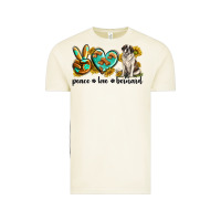 Vintage Arctic peace love st. bernard Vintage Tee - texasbilliewilder