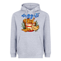 Heather Grey nuggets Heavyweight Hoodie - AdoDesignShop