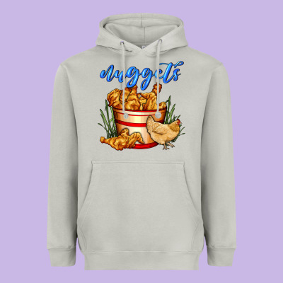 Nuggets Heavyweight Hoodie Designed By Adodesignshop