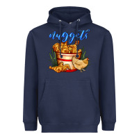 Navy nuggets Heavyweight Hoodie - AdoDesignShop