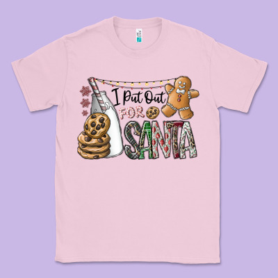 I Put Out For Santa Classic Tee Designed By Cowhidedigitalart