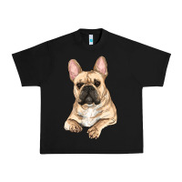 Black French bulldog sitting Urban Heavy Tee - RanaPortraitStore