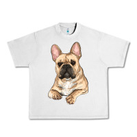 Lunar Rock French bulldog sitting Urban Heavy Tee - RanaPortraitStore
