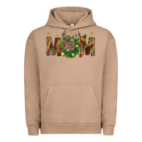 Pigment Burro Western Mom With Reindeer Urban Hoodie - BundleAndBundleShop