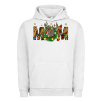Pigment Lunar Rock Western Mom With Reindeer Urban Hoodie - BundleAndBundleShop
