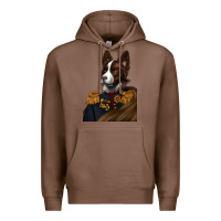 Chestnut Pet Portraits, Custom Pet Portraits, Renaissance Pet Portraits, Premium Hoodie - RanaPortraitStore
