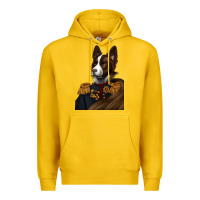 Lemon Pet Portraits, Custom Pet Portraits, Renaissance Pet Portraits, Premium Hoodie - RanaPortraitStore