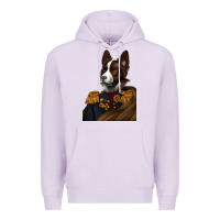 Lilac Pet Portraits, Custom Pet Portraits, Renaissance Pet Portraits, Premium Hoodie - RanaPortraitStore
