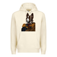 Sandshell Pet Portraits, Custom Pet Portraits, Renaissance Pet Portraits, Premium Hoodie - RanaPortraitStore