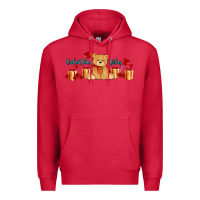 Cardinal valentines vibes with gifts and bear Premium Hoodie - AdoDesignShop