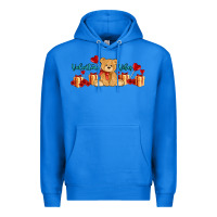 True Royal valentines vibes with gifts and bear Premium Hoodie - AdoDesignShop