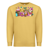Antique Gold hair hustler coffee Premium Sweatshirt - Jasminsmagicworld