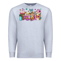 Heather Grey hair hustler coffee Premium Sweatshirt - Jasminsmagicworld
